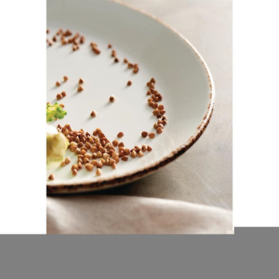 Steelite Brown Dapple Coupe Plates 203mm (Pack of 24)