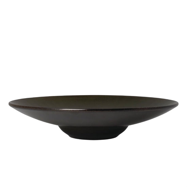 Rene Ozorio Wabi Sabi Flat Rimmed Bowls Slate 270mm (Pack of 6)