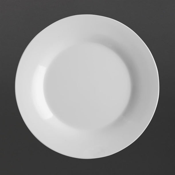 Olympia Kristallon Melamine Round Plates 229mm (Pack of 6)