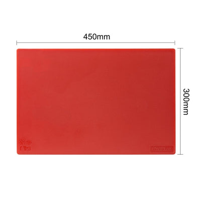 Hygiplas Low Density Chopping Boards Set with Rack (Set of 7 - 10mm High)