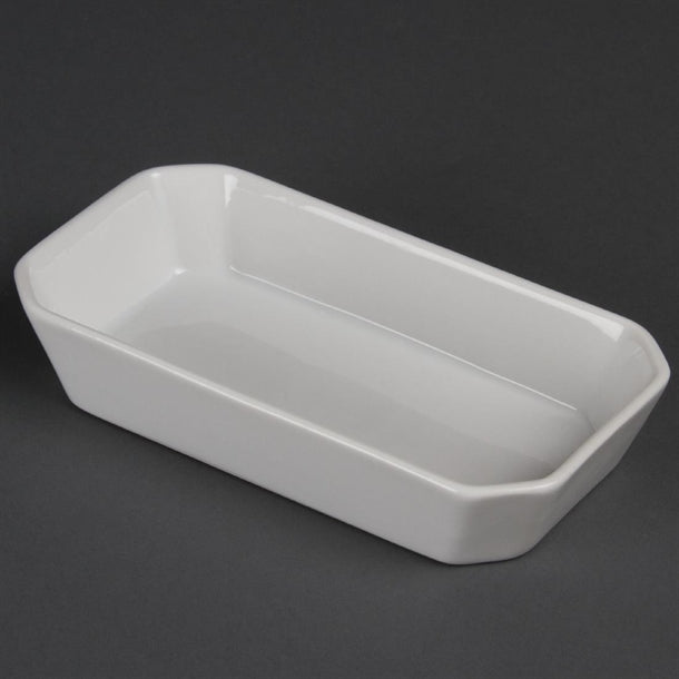 Olympia Whiteware Oblong Hors d&