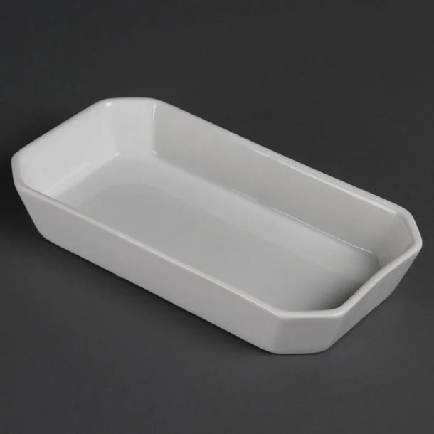 Olympia Whiteware Oblong Hors d&