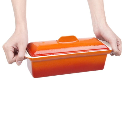 Vogue Orange Pate Terrine Mould 1.7Ltr