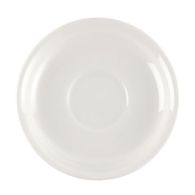 Churchill Plain Whiteware Small Saucers 140mm (Pack of 24)
