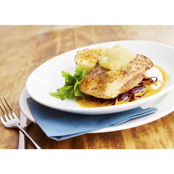 Olympia Whiteware Coupe Plates 230mm (Pack of 12)