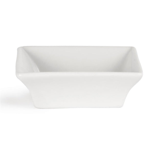 Olympia Miniature Square Dishes 75mm (Pack of 12)