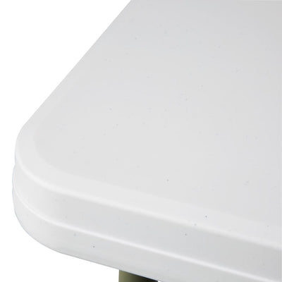 Bolero PE Square Folding Table 3ft White (Single)