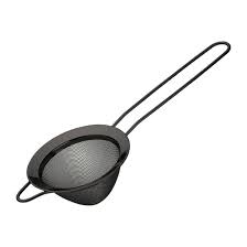 Dark Slate Gray Olympia Mesh Strainer Gunmetal