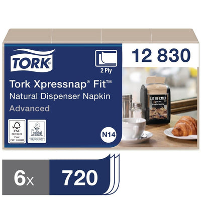 Dark Slate Gray Tork Xpressnap Dispenser Fit Napkins (Pack of 6 x 720)