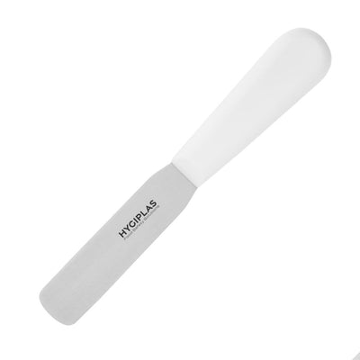 Light Gray Hygiplas Straight Blade Palette Knife White 10cm