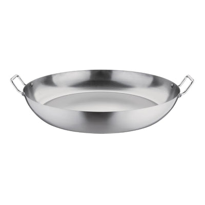 Gray Vogue Carbon Steel Paella Pan 508mm