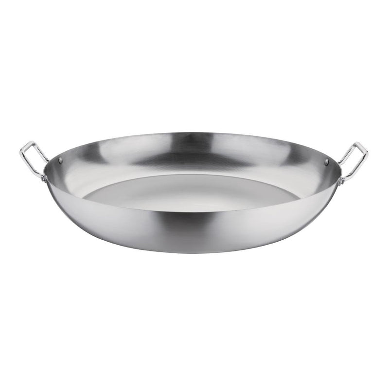Gray Vogue Carbon Steel Paella Pan 508mm