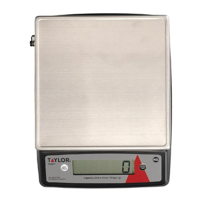 Light Gray Taylor Stainless Steel Digital Portion Control Heavy Duty Kitchen Scale 10kg TE22FT