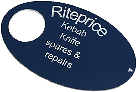 Midnight Blue Heat Shield For Metal Kebab Knife