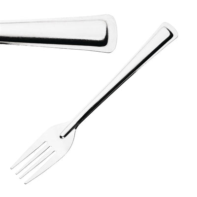 Black Nisbets Essentials Table Forks (Pack of 12)