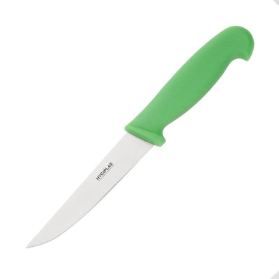 Dark Sea Green Hygiplas Vegetable Knife Green 10cm