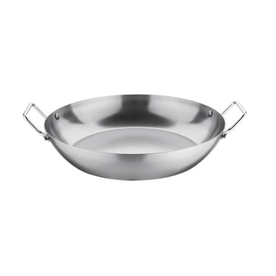 Gray Vogue Carbon Steel Paella Pan 325mm