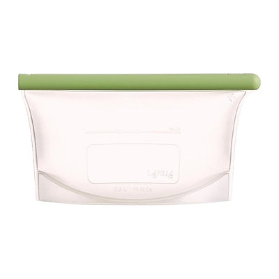 White Smoke Lekue Reusable Silicone Food Storage Bag 500ml