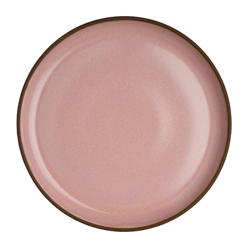 Rosy Brown Maham Studio Spice Pink Peppercorn Plates 240mm (Pack of 12)