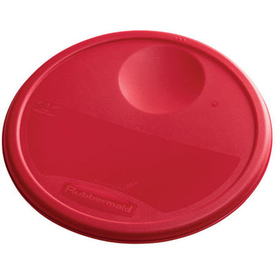 Firebrick Rubbermaid Round Container Lid - Medium Red