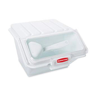 Light Gray Rubbermaid Safety Storage Bin Mini