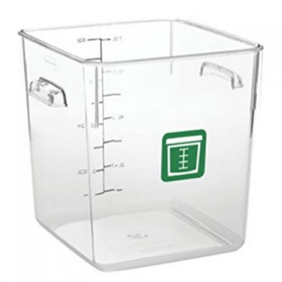 Lavender Rubbermaid Square Container - Clear - 7.6L Green