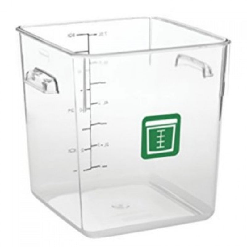 Lavender Rubbermaid Square Container - Clear - 7.6L Green
