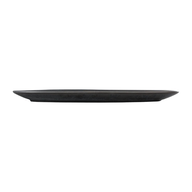 Dark Slate Gray Olympia Fusion Oval Plate 250mm (Pack of 6)