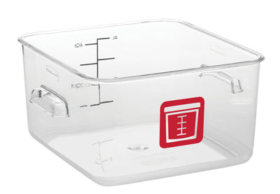 Lavender Rubbermaid Square Container - Clear - 3.8L Red