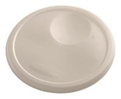 Gray Rubbermaid Round Container Lid - Medium Brown