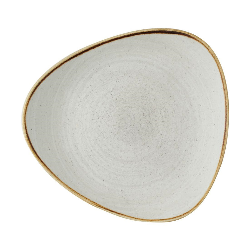 Light Gray Churchill Stonecast Raw Lotus Plates Grey 254mm (Pack of 12)