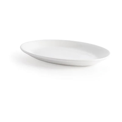 Lavender Churchill Whiteware Oval Platters 305mm (Pack of 12)