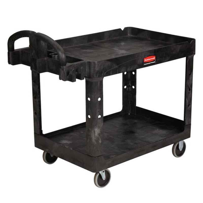 Dark Slate Gray Rubbermaid Heavy-Duty Cart Lipped Shelf M