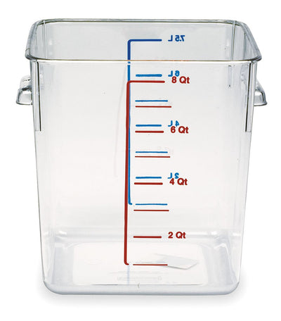 Lavender Rubbermaid Space Saving Container 7.6 L - Clear