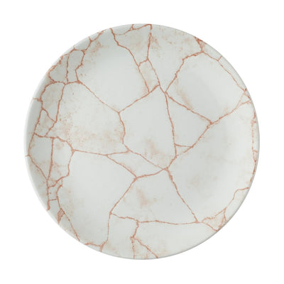Light Gray Churchill Studio Prints Kintsugi Evolve Coupe Plates Coral 220mm(Pack of 12)
