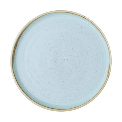 Light Gray Churchill Stonecast Walled Plates Duck Egg 220mm (Pack of 6)