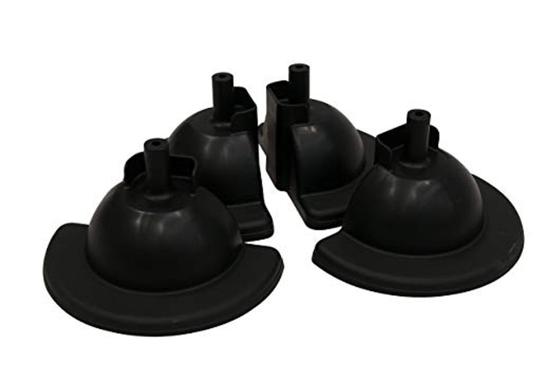 Black Rubbermaid Feet (Set Of 4 Feet) For Replacement