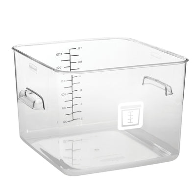 Lavender Rubbermaid Square Container - Clear - 11.4L White