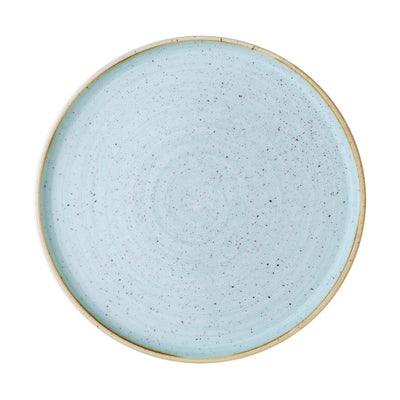 Light Gray Churchill Stonecast Walled Plates Duck Egg 260mm (Pack of 6)