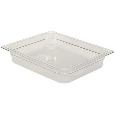 Light Gray Rubbermaid Gastronorm Food Pan 1/2 65 mm - Clear