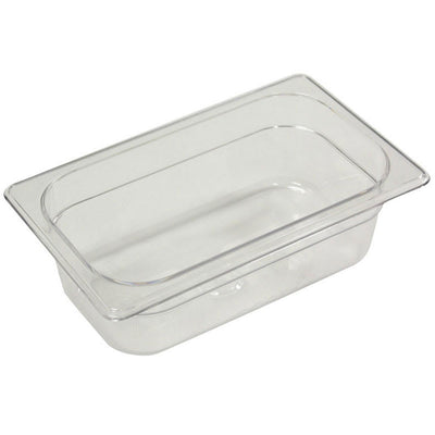 Light Gray Rubbermaid Gastronorm Food Pan 1/9 65 mm