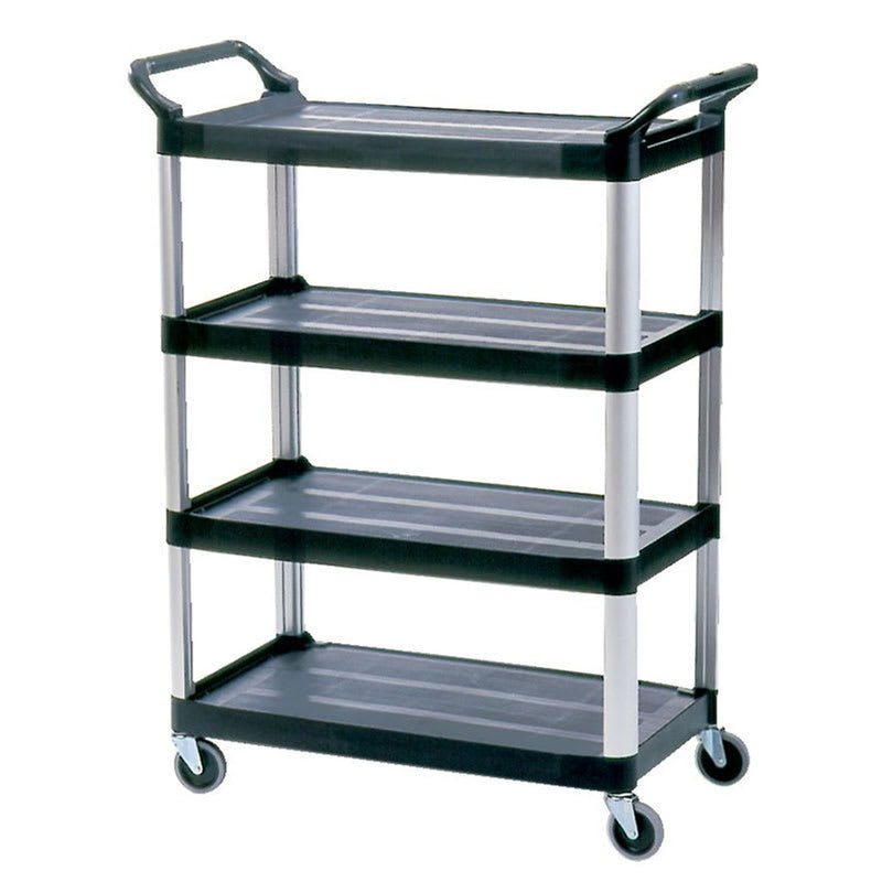 Dark Slate Gray Rubbermaid X-Tra Cart 4 Shelves