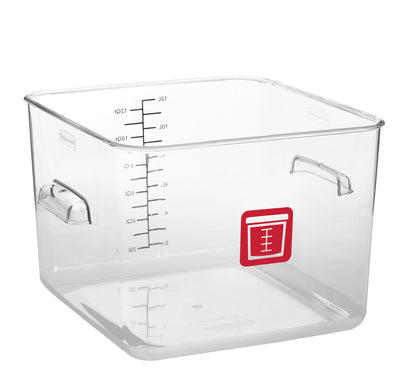 Lavender Rubbermaid Square Container - Clear - 11.4L Red