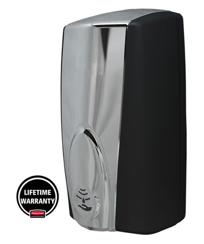 Dark Slate Gray Rubbermaid 1100ml Generic Autofoam Soap Dispenser - Black/Chrome
