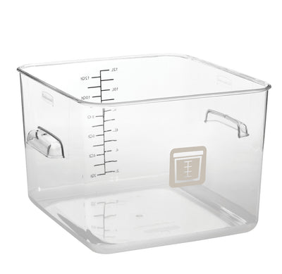 Lavender Rubbermaid Square Container - Clear - 11.4L Brown