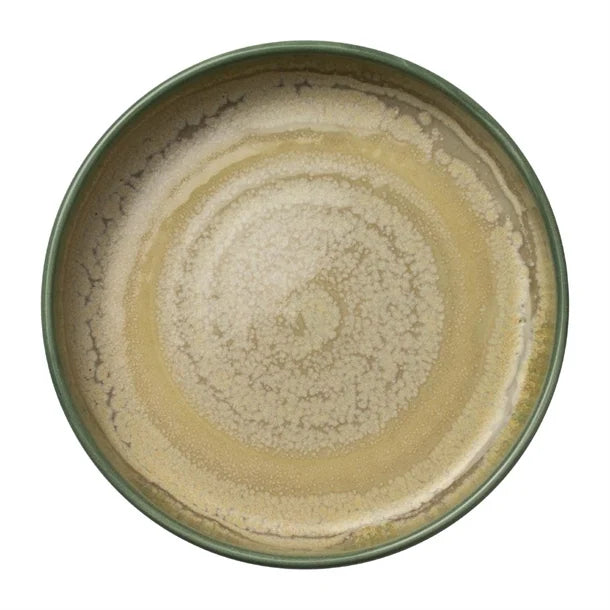 Rosy Brown Steelite Aurora Revolution Jade Round Stacking Trays 135mm (Pack of 12)