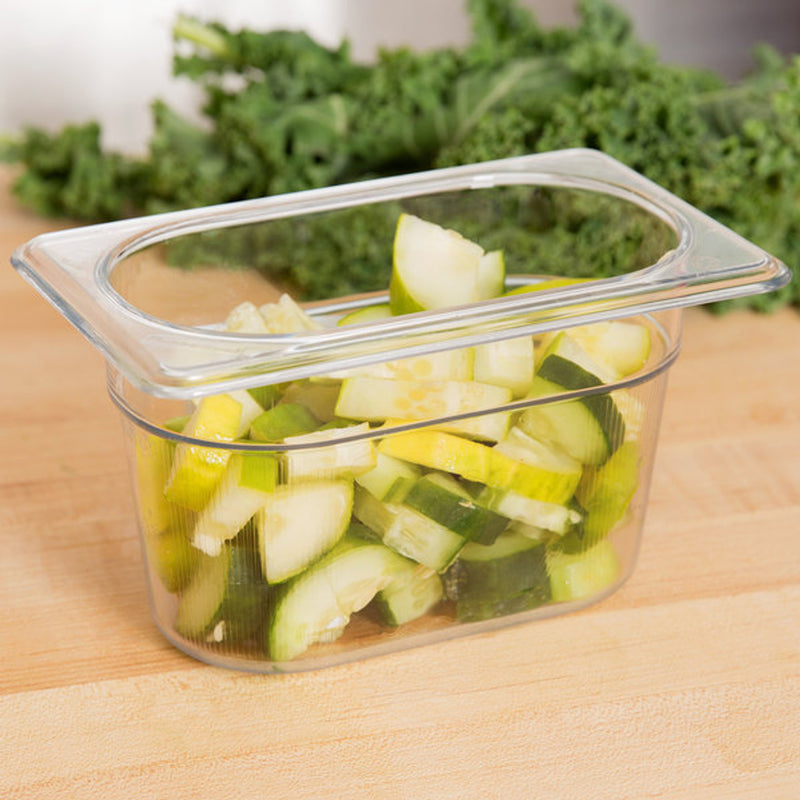 Tan Rubbermaid Gastronorm Food Pan 1/9 100 mm