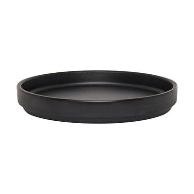Dark Slate Gray Steelite Cali Black Stack Plate 159mm Dia 22mm H (Box 6)(Direct)