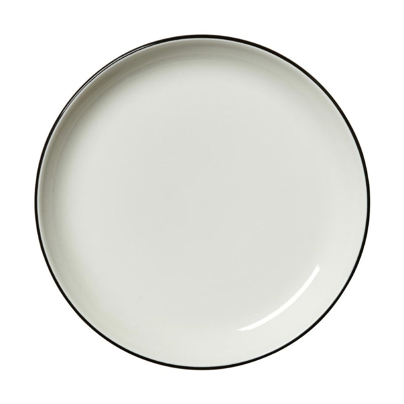 Light Gray Steelite Asteria Nordic Coupe Plate 202.5mm (Box 12)(Direct)