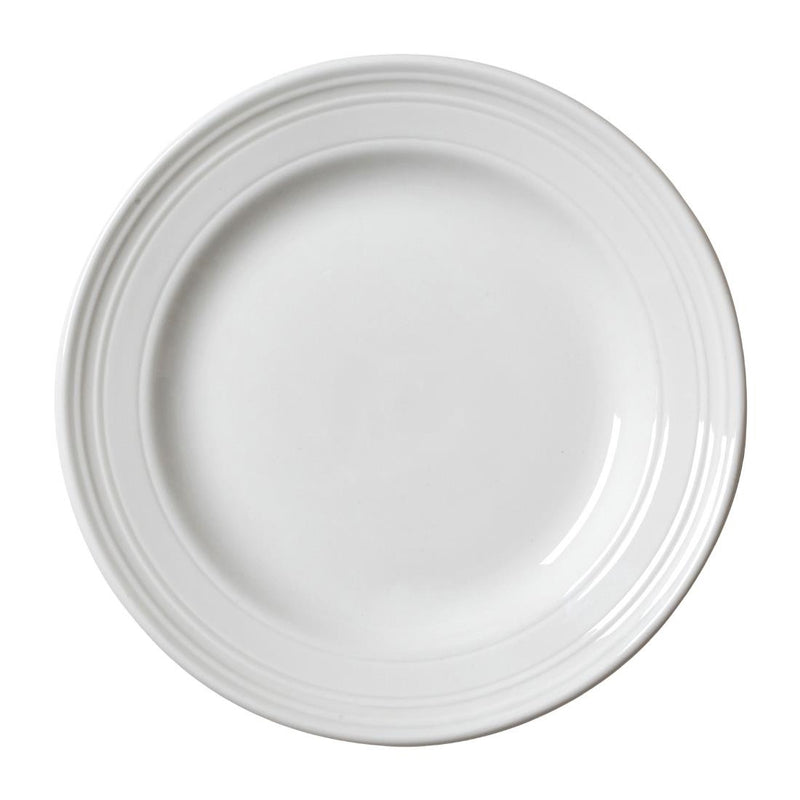 Light Gray Steelite Bead Plates 165mm (Pack of 12)